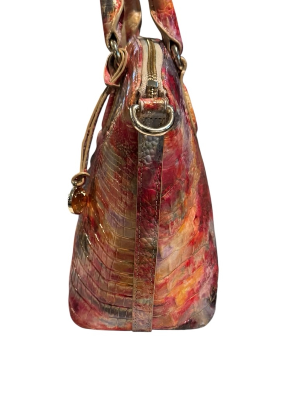 Brahmin Melbourne Duxbury Satchel in Candy - Picture 6 of 14